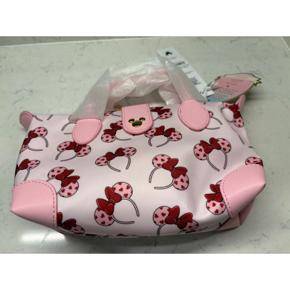 Stoney Clover Lane x Disney Minnie Mouse Pink Mini Handbag w/ Strap